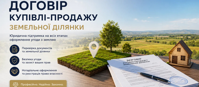 Договір купівлі-продажу земельної ділянки